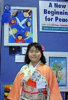 Japanese schoolgirl wins int'l peace poster contest